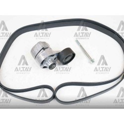 VANTİLATÖR GERGİ SETİ FORD TRANSİT V347 KLİMALI (7PK2842 & APV2836)