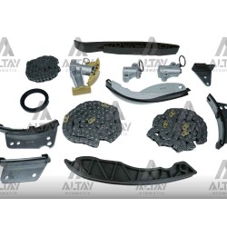 EKSANTRİK ZİNCİR SETİ STAREX 02-08 / H-1 08-11 / SORENTO 03-11 / H-100 KAMYONET 10= 140HP 2.5CRDI (14 PARÇA)