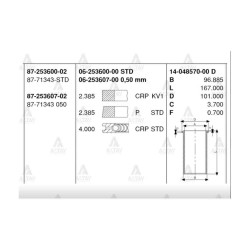 SEGMAN CERES 92-99 / 2.4 050