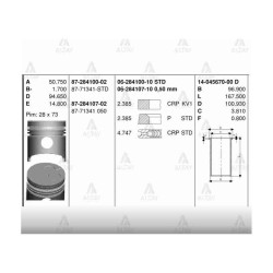 SEGMAN CERES 92-99 / 2.2 050