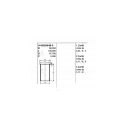 GÖMLEK I-30 12-15 / ACCENT 11=  BLUE / CEED 12-18 / CERATO 09-15 1.6 DİZEL D4FB 77.20mm STD