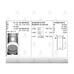 GÖMLEK CERES 92-99 2.2 STD