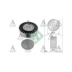 RULMAN V KAYIŞ GERGİ TRANSPORTER T4 / LT35 97-06 AJA-ACV-ANJ-AVR 2.4 D-2.5 TDİ KANALSIZ (90 MM)