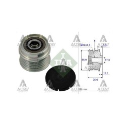 KASNAK ŞARJ DİNAMO PASSAT / A4 / A6 97-04 AFN-ALZ-ALT-AVF-AWT 1.6-1.8 T-1.9 TDİ KASNAK ŞARJ DİNAMO PASSAT / A4 / A6 97-04 AFN-ALZ-ALT-AVF-AWT 1.6-1.8 T-1.9 TDİ