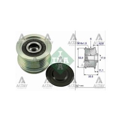 KASNAK ŞARJ DİNAMO PASSAT / A4 / A6 05-11 BZB-CCTA-CAWB 1.8 TFSİ-2.0 TFSİ KASNAK ŞARJ DİNAMO PASSAT / A4 / A6 05-11 BZB-CCTA-CAWB 1.8 TFSİ-2.0 TFSİ