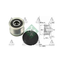 KASNAK ŞARJ DİNAMO POLO / PASSAT / CADDY / A4 / A6 / Q3 / Q5 / TRANSPORTER T6 / AMAROK / GOLF 01= AMF-BNV-BNM-CAGA-CDCA-CLHA-CLHB 1.6 TDİ-2.0 TDİ KASNAK ŞARJ DİNAMO POLO / PASSAT / CADDY / A4 / A6 / Q3 / Q5 / TRANSPORTER T6 / AMAROK / GOLF 01= AMF-BNV-BNM-CAGA-CDCA-CLHA-CLHB 1.6 TDİ-2.0 TDİ