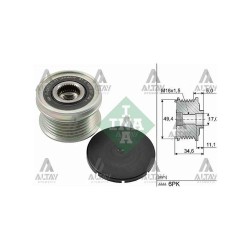 KASNAK ŞARJ DİNAMO GOLF5 / JETTA / PASSAT / POLO / A3 / LEON 04= BSE-BLF-BLG-CAXA-CAVA-CBZB-CBZC 1.2 TSİ-1,4 TSİ-1.6-1.6 FSİ