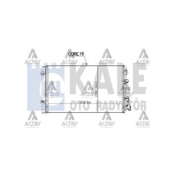 RADYATÖR KLİMA FLUENCE 09= / MEGANE III 08-14 / SCENIC III 09= / 1.5-1.6-1.9DCI BRAZING