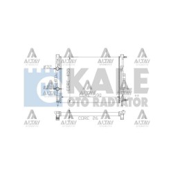 RADYATÖR SU MEGANE II 02-08 1.5 DCI-1.6 (AT/M-T) MEKANİK RADYATÖR SU MEGANE II 02-08 1.5 DCI-1.6 (AT/M-T) MEKANİK