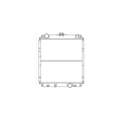 RADYATÖR SU CANTER 659 / 711 / 511 / 515 / 519 3.5 TON 2 SIRALI