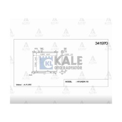 RADYATÖR SU I-10 08-13 A-T BRAZING