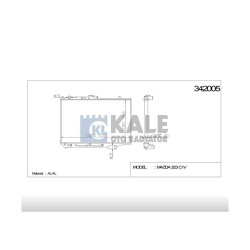 RADYATÖR SU 323 90-95 1.6 SEDAN A-T BRAZING RADYATÖR SU 323 90-95 1.6 SEDAN A-T BRAZING