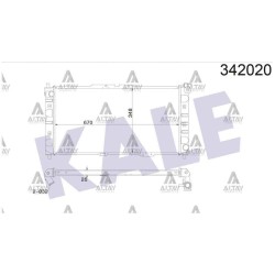 RADYATÖR SU 323 95-98 1.8 LANTIS M-T BRAZING