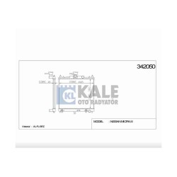 RADYATÖR SU MICRA 03-10 / 1.2 - 1.4 / NOTE 1.6 KLİMASIZ A-T BRAZING