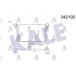 TURBO RADYATÖRÜ (INTERCOOLER) CADDY 04-10 BJB-BMY-BLG-BKD-CAXA-BKP 1.4 TSI-1.9-2.0 TDI BRAZING