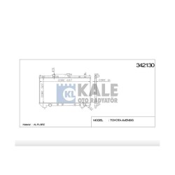 RADYATÖR SU AVENSIS 98-00 M-T BRAZING RADYATÖR SU AVENSIS 98-00 M-T BRAZING