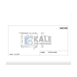 RADYATÖR SU YARIS 06-12 DİZEL D4D M-T BRAZING