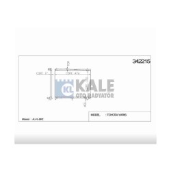 RADYATÖR SU YARIS 09-14 1.0 1.3 VVTI M-T BRAZING