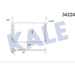 RADYATÖR SU CAPTIVA 06-12 / ANTARA 07= / 2.0 CDTI A-T BRAZING