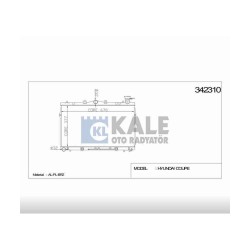 RADYATÖR SU ELANTRA 96-01 A-T BRAZING RADYATÖR SU ELANTRA 96-01 A-T BRAZING