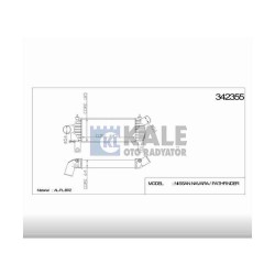 TURBO RADYATÖRÜ (INTERCOOLER) PICKUP 06-19 NAVARA / PATHFINDER