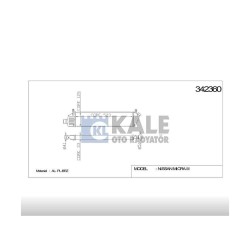 TURBO RADYATÖRÜ (INTERCOOLER) MICRA 03-10 1.5DCI