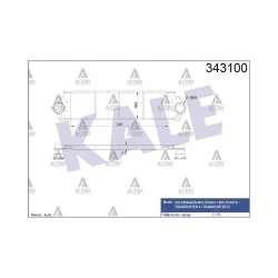 TURBO RADYATÖRÜ (INTERCOOLER) TRANSPORTER T5-T6 04-15 AXB-AXD-AXE-CAAA-CAAB-CAAC 1.9 TDI-2.5 TDI-2.0 TDI BRAZING