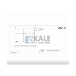 RADYATÖR KLİMA MICRA 10-15 1.2 K13 M-T RADYATÖR KLİMA MICRA 10-15 1.2 K13 M-T
