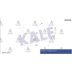 RADYATÖR KLİMA GETZ 06-11 1.4 BENZİNLİ