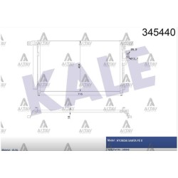 RADYATÖR KLİMA SANTAFE 06= DİZEL A-T