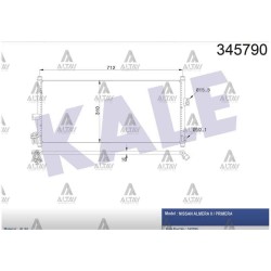 RADYATÖR KLİMA PRIMERA 02-08 / ALMERA 00-06