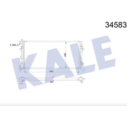 RADYATÖR SU POLO / FABIA / IBIZA 10= CGPB-CGPA-CGGB-CUSA-CUSB-CFWA 1.2-1.4 TDI BRAZING