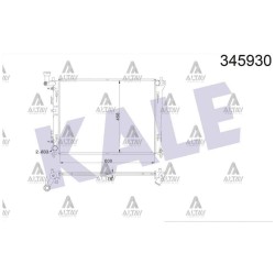 RADYATÖR SU I-30 07-11 / CEED 08-11 BENZİNLİ A-T BRAZING