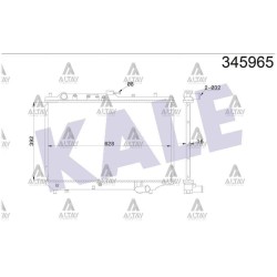 RADYATÖR SU 323 90-95 1.6 SEDAN M-T BRAZING RADYATÖR SU 323 90-95 1.6 SEDAN M-T BRAZING