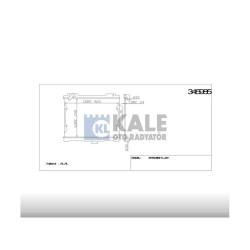 RADYATÖR SU L-200 87-99 32mm M-T BRAZING