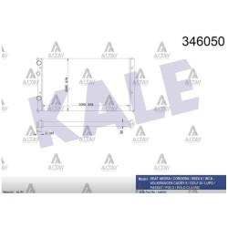RADYATÖR SU POLO 97-01 AEE-AHW 1.4-1.6 KLİMALI BRAZING