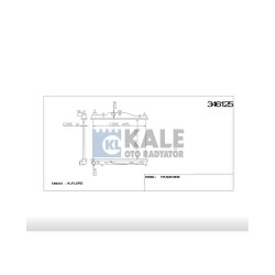 RADYATÖR SU GETZ 06-11 1.4 BENZİNLİ 16mm A-T BRAZING RADYATÖR SU GETZ 06-11 1.4 BENZİNLİ 16mm A-T BRAZING