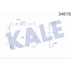 RADYATÖR SU GETZ 03-11 BENZİNLİ M-T BRAZING RADYATÖR SU GETZ 03-11 BENZİNLİ M-T BRAZING