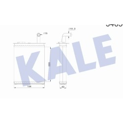 RADYATÖR KALORİFER PALIO 96-05 MEKANİK RADYATÖR KALORİFER PALIO 96-05 MEKANİK