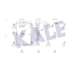 RADYATÖR KALORİFER STAREX 02-08 100HP / D4BH ÖN BRAZING