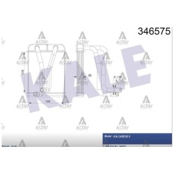 RADYATÖR KALORİFER CARENS II 00-06 BRAZING RADYATÖR KALORİFER CARENS II 00-06 BRAZING