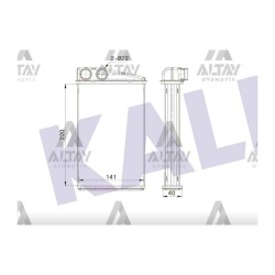 RADYATÖR KALORİFER MEGANE II 02-08 BRAZING RADYATÖR KALORİFER MEGANE II 02-08 BRAZING