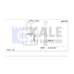 RADYATÖR KALORİFER RIO 00-06 1.3 1.5 BRAZING RADYATÖR KALORİFER RIO 00-06 1.3 1.5 BRAZING