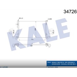 RADYATÖR SU MASTER III 10= / 2.3 DCI M-T ÇİFT TEKER KLİMALI MEKANİK RADYATÖR SU MASTER III 10= / 2.3 DCI M-T ÇİFT TEKER KLİMALI MEKANİK