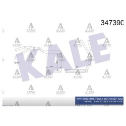 RADYATÖR KALORİFER MAZDA 3 / 5 03-09 / FOCUS C-MAX 07- RADYATÖR KALORİFER MAZDA 3 / 5 03-09 / FOCUS C-MAX 07-