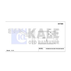 RADYATÖR KALORİFER I-30 07-11 / CEED 08-11 RADYATÖR KALORİFER I-30 07-11 / CEED 08-11