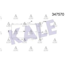 RADYATÖR SU ACCORD 90-93 / ROVER 26mm M-T BRAZING