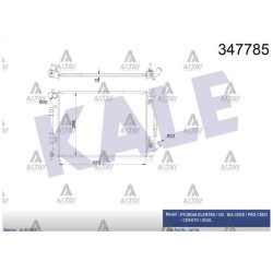 RADYATÖR SU I-30 12-16 / CEED 12-18 / ELANTRA 11-16 BENZİNLİ M-T BRAZING