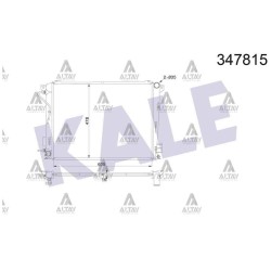RADYATÖR SU SONATA 06-10 2.0 DİZEL 16mm A-T BRAZING