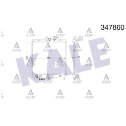 RADYATÖR SU PICANTO 04-11 1.0 - 1.1 / A-T BRAZING